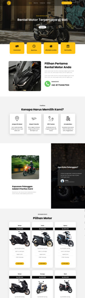 Screenshoot web Broom Rental